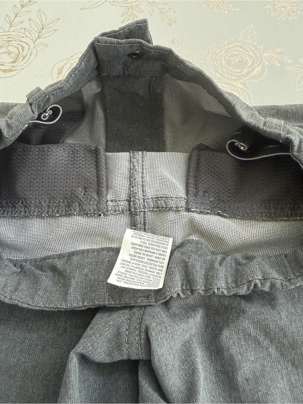 All in Motion Boys Medium Heather Gray Performance Golf / Active Shorts - Picture 7 of 7